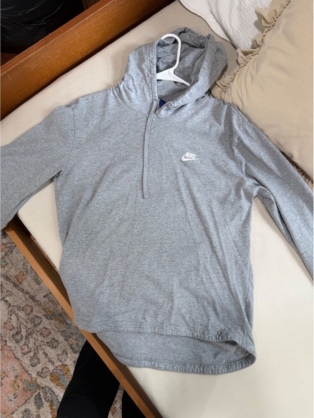 Nike gray quarter-zip pullover